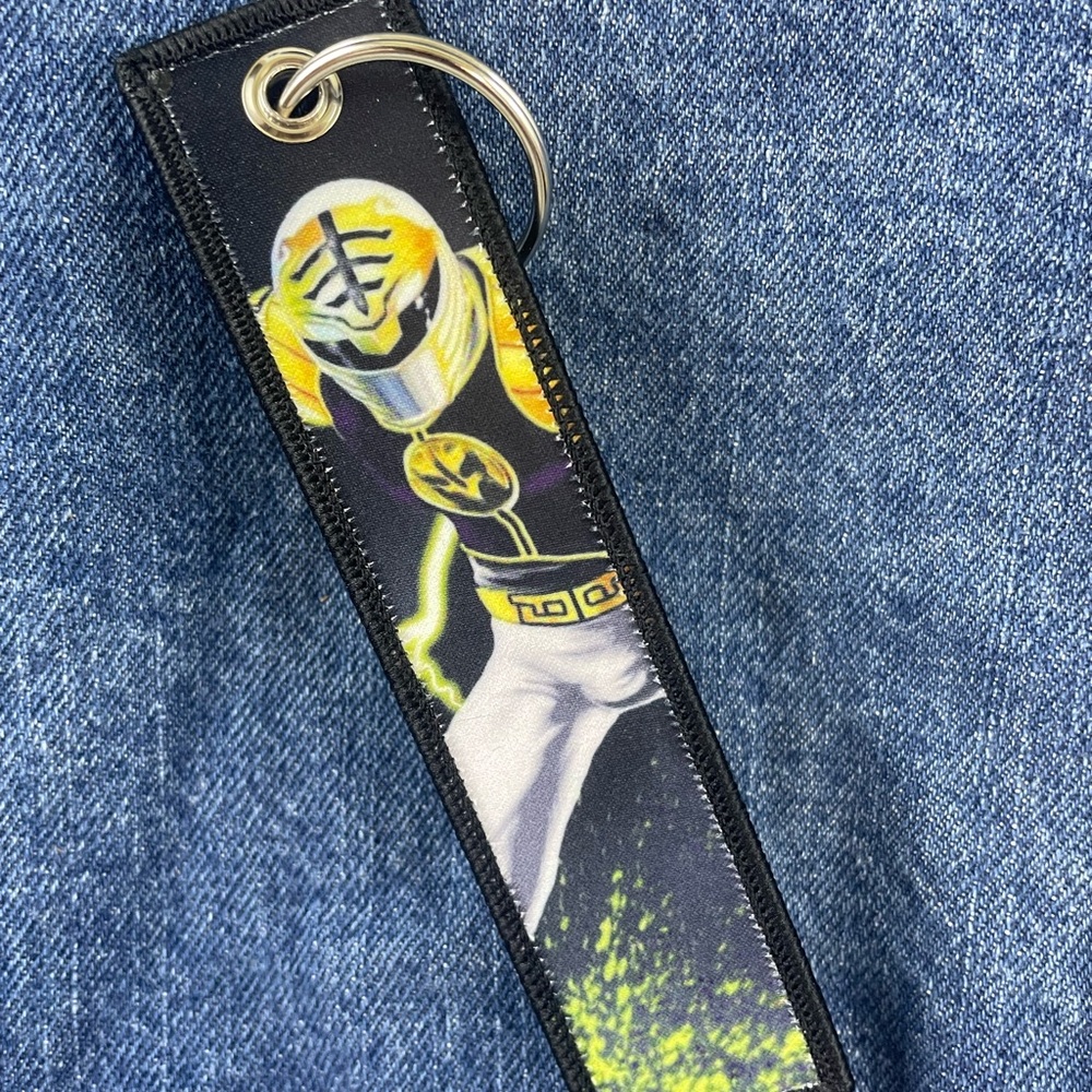 White Power Ranger Keychain